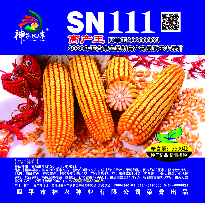 高产高品质玉米新品种